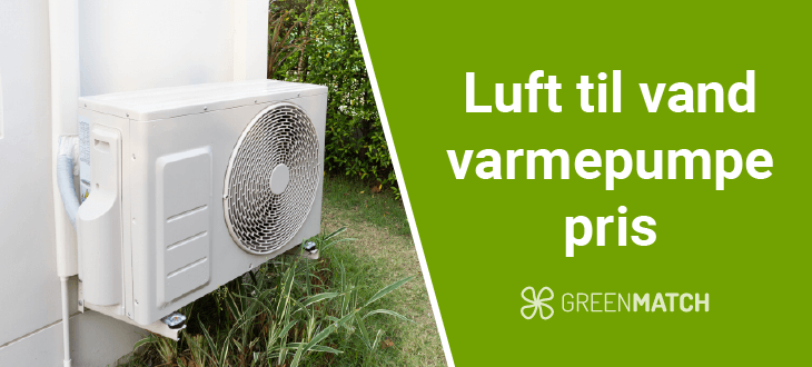 luft til vand varmepumpe pris